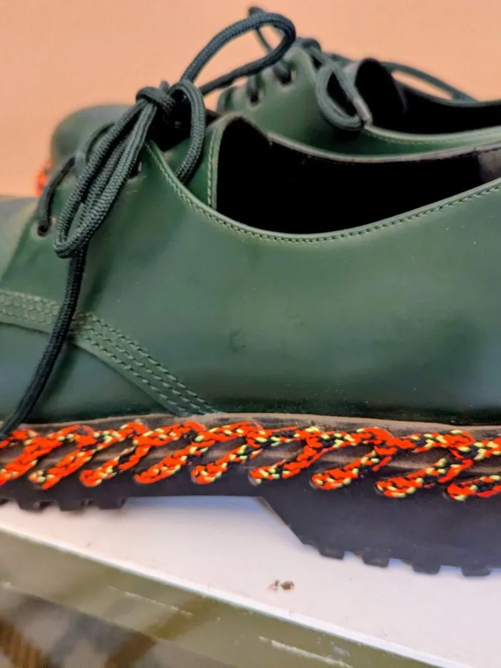 Balenciaga leather braided